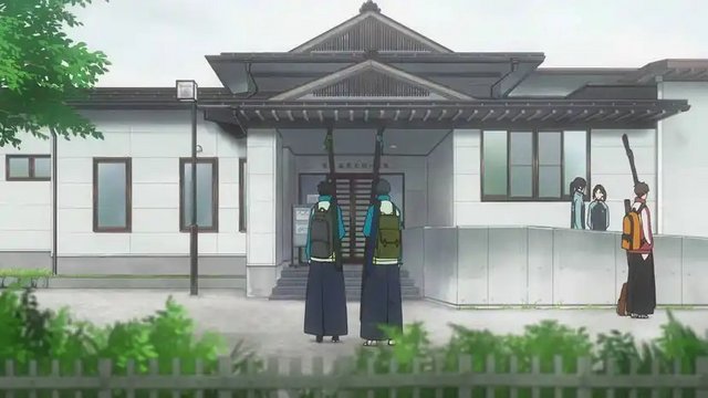 Training Hall Entrance of Kazemai High School Kyudo Club